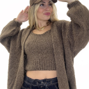 twinset due pezzi cardigan e top nuvia